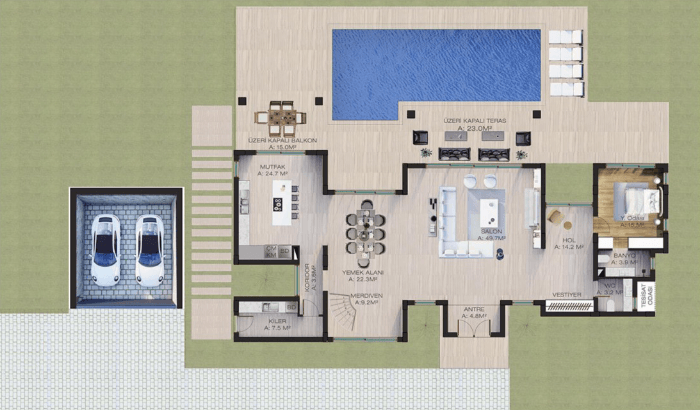 Villa Floor Plan B